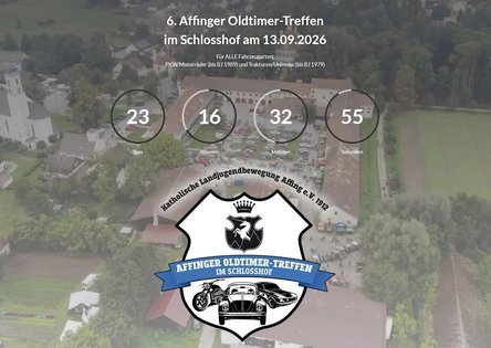 6. Affinger Oldtimer-Treffen im Schlosshof 
