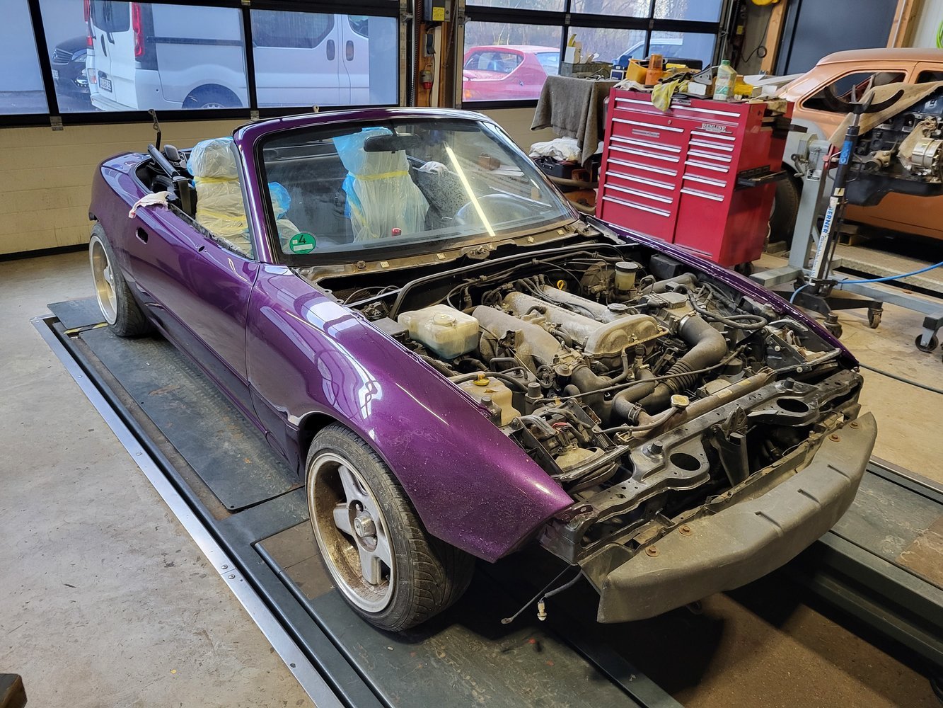 Vom Lackierer zurück - Endspurt!