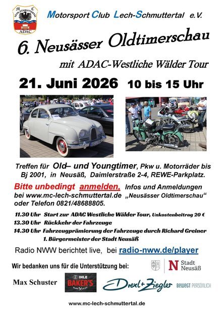 6. Neusässer Oldtimerschau 2026