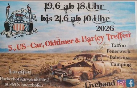 5. US-Car Treffen in Schnerzhofen 2026