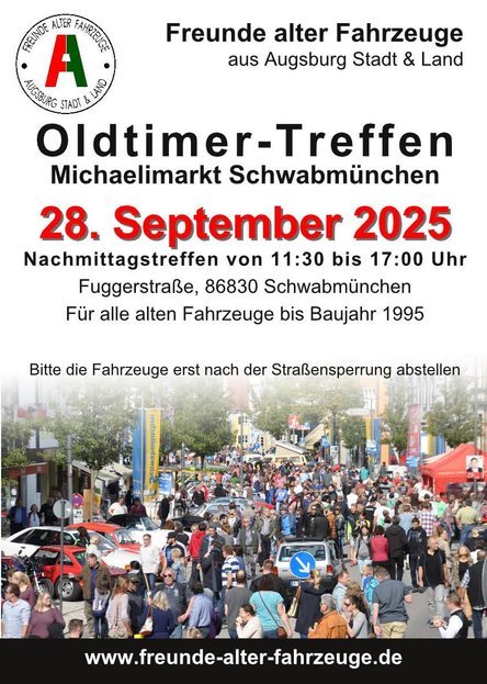 Oldtimer-Treffen Michaelismarkt Schwabmünchen